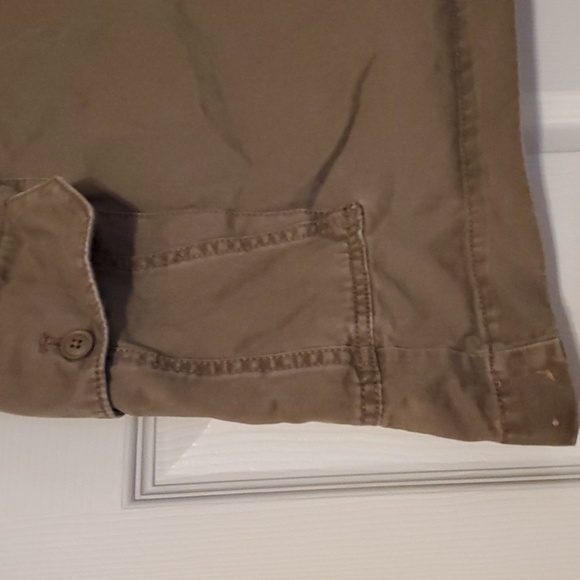 Izod shorts men's size 42 brown cargo shorts worn Summer - Picture 3 of 16